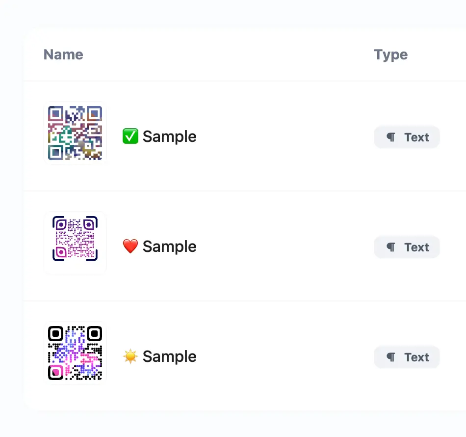 Gerador de códigos QR